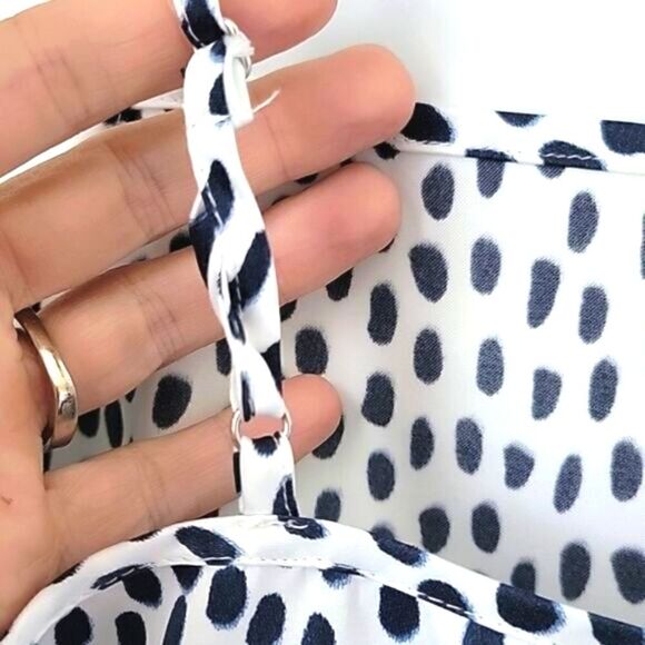 J Crew Navy Blue and Ivory Camisole Tank Size XS - Picture 6 of 13